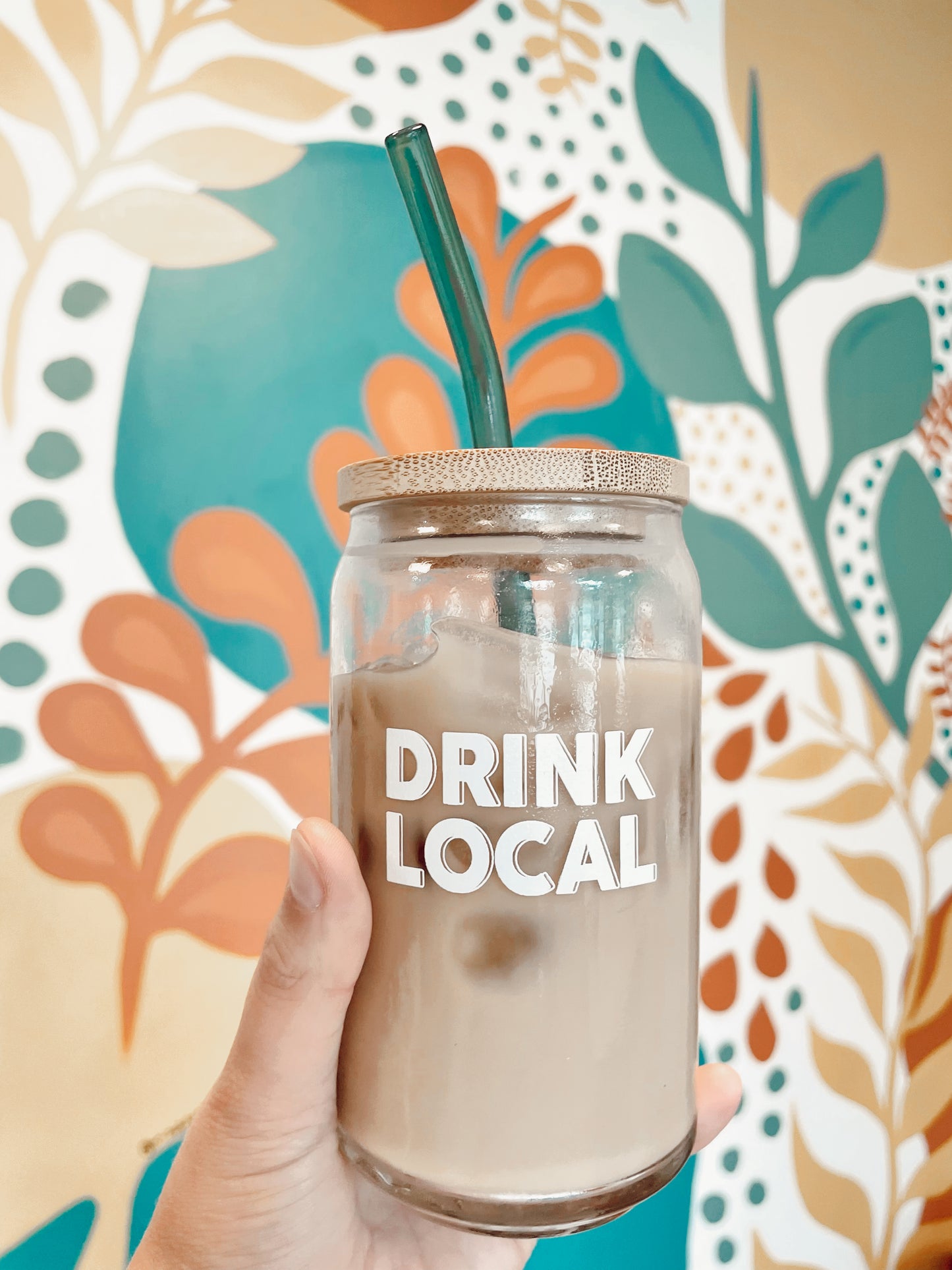 16 oz. Drink Local Beer Glass