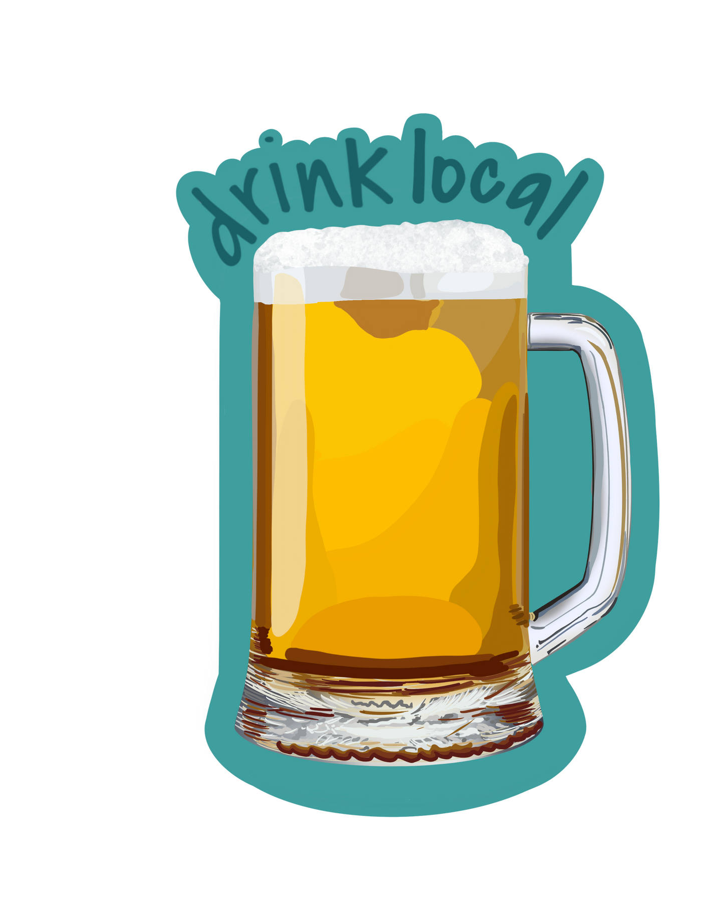 "Drink Local" Sticker