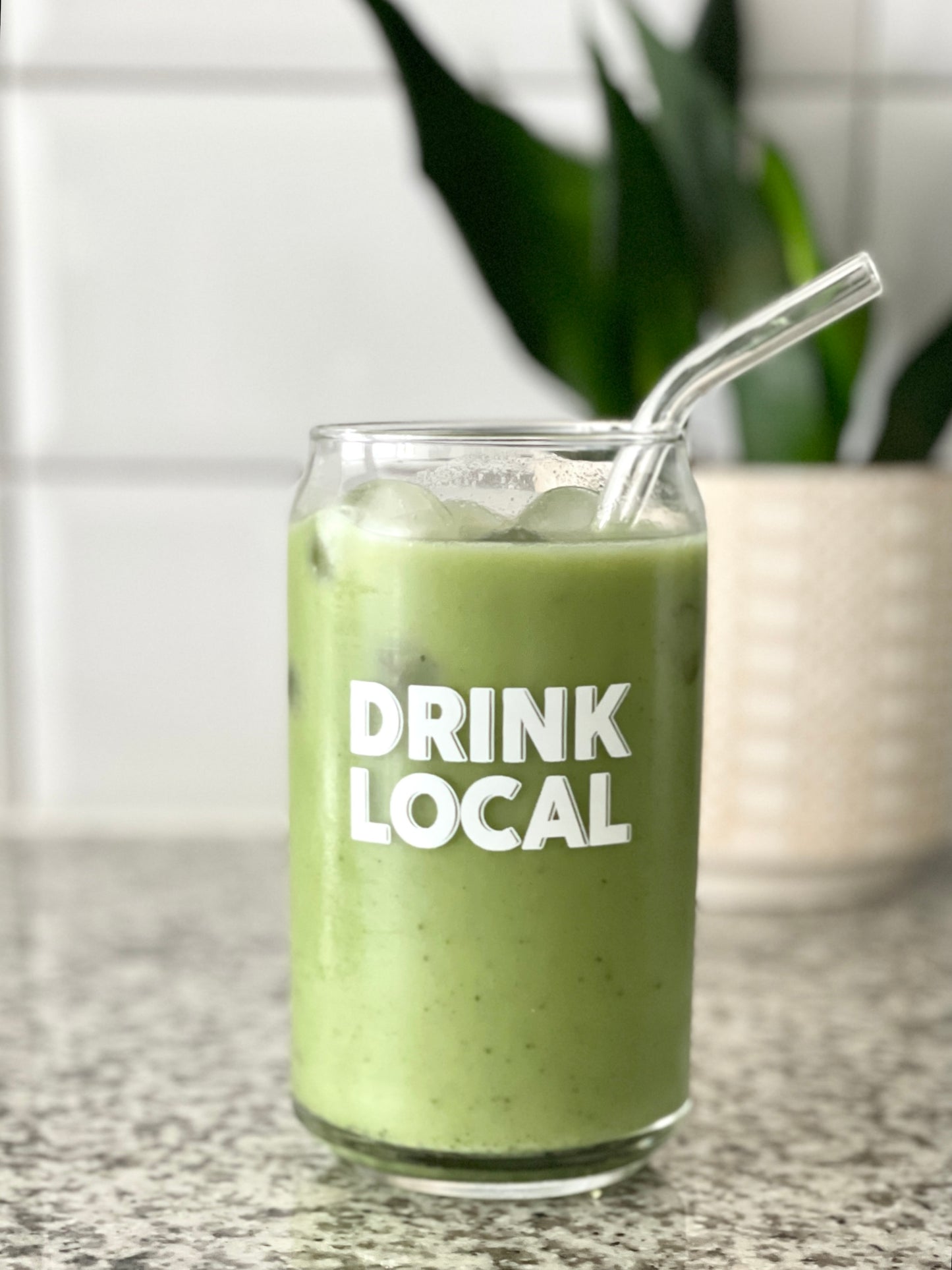 16 oz. Drink Local Beer Glass