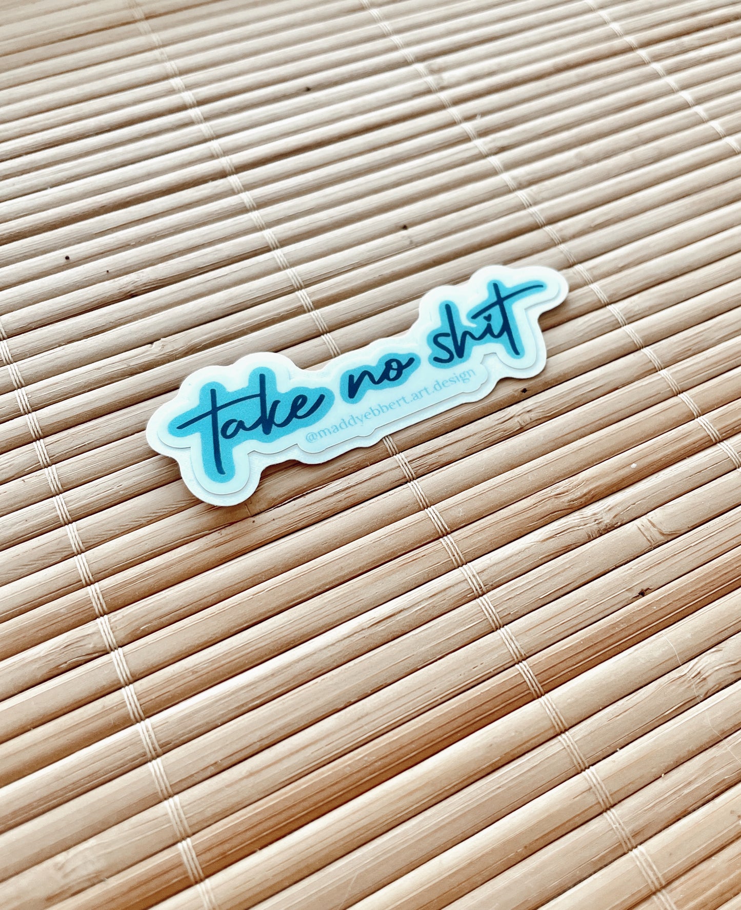 "Take No Shit" Sticker
