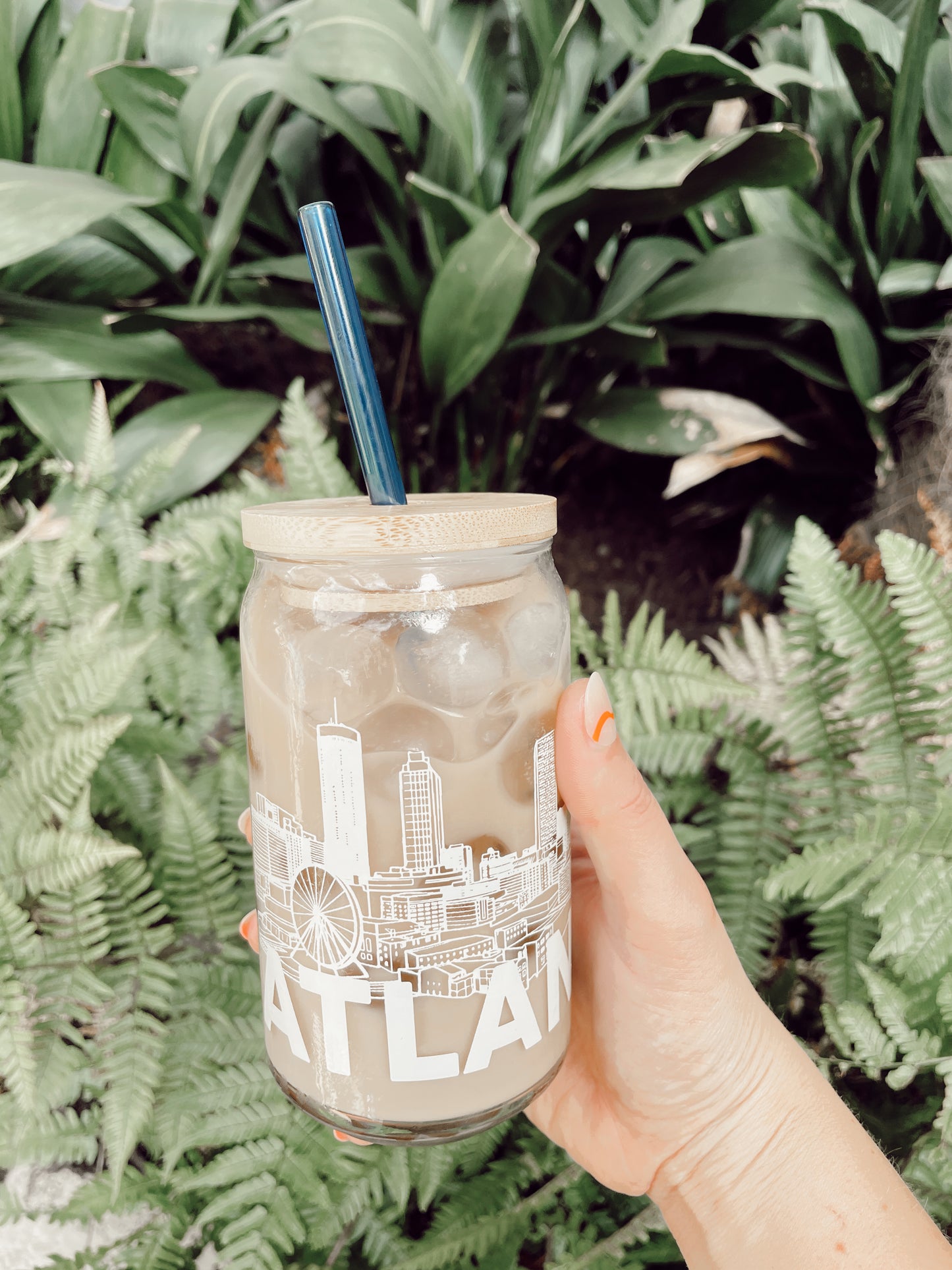 16 oz. Atlanta Skyline Beer Glass