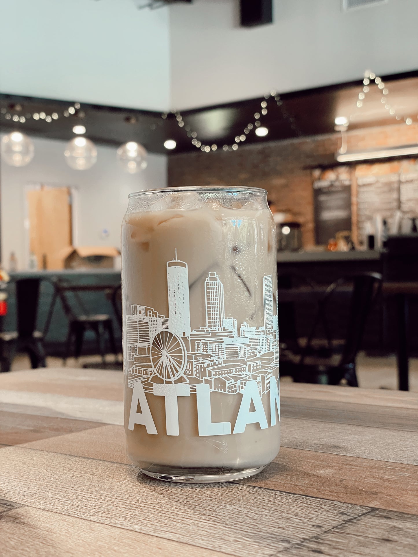 16 oz. Atlanta Skyline Beer Glass