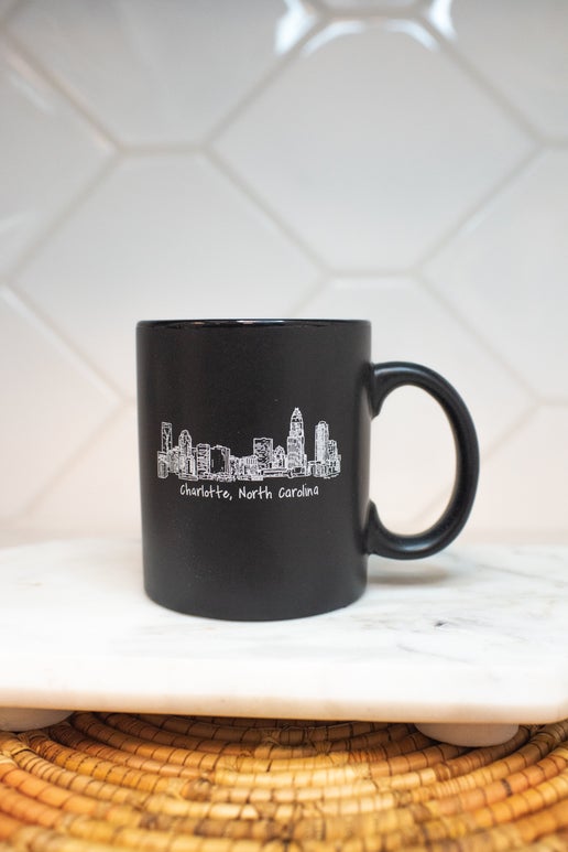 Charlotte Black Mug