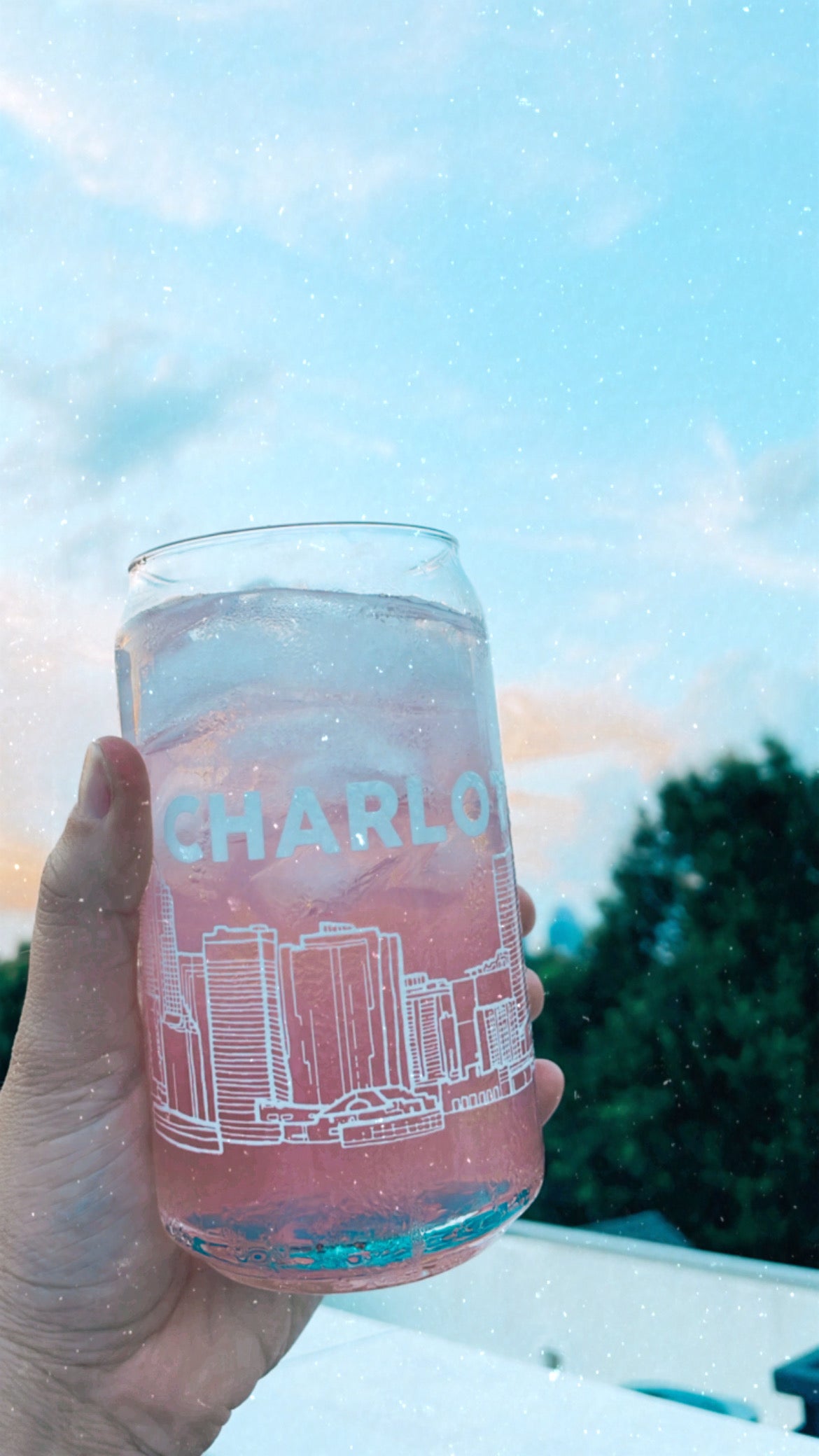 16oz. Wrap Charlotte Beer Glass Set