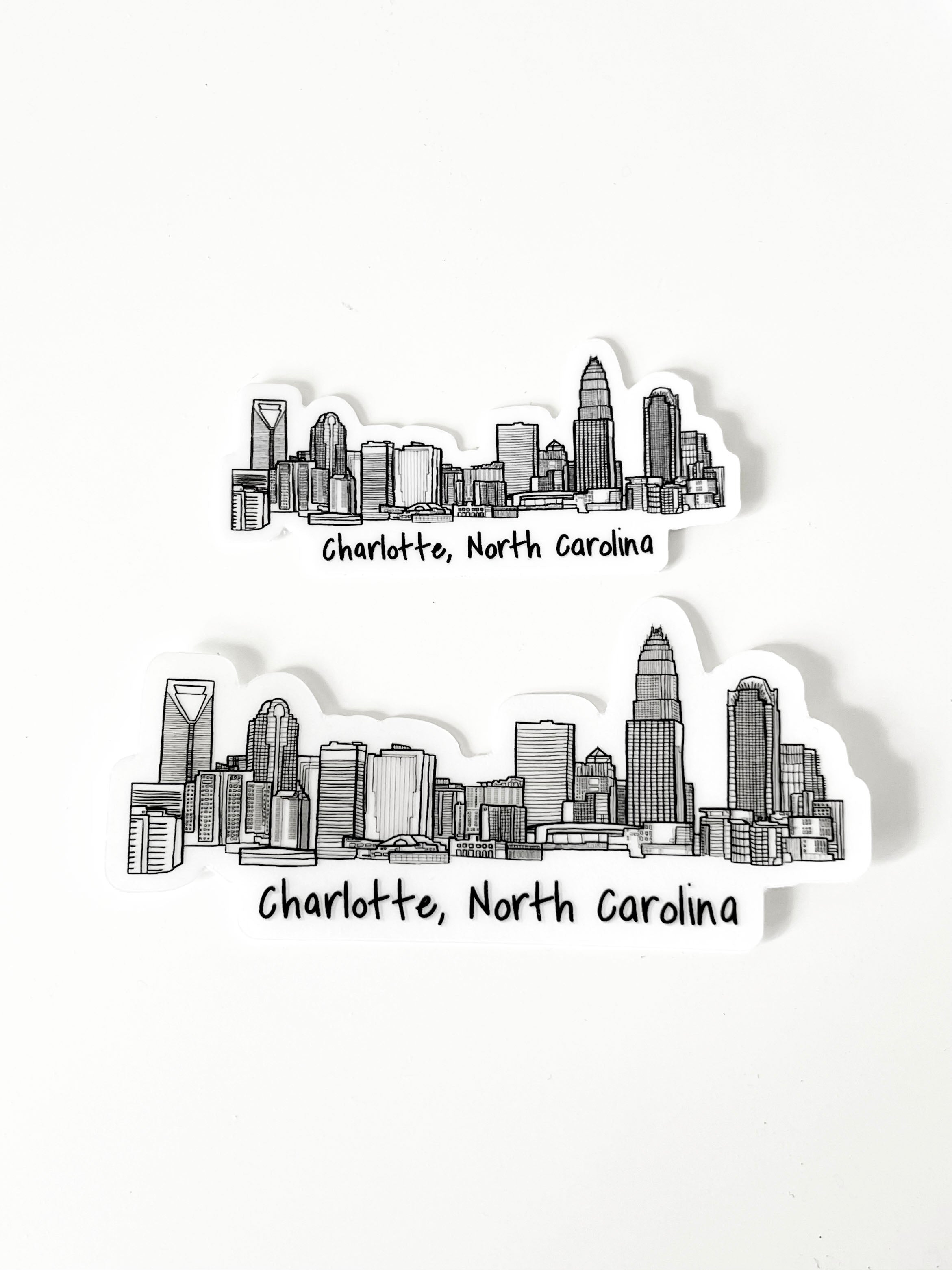 Charlotte Skyline Sticker