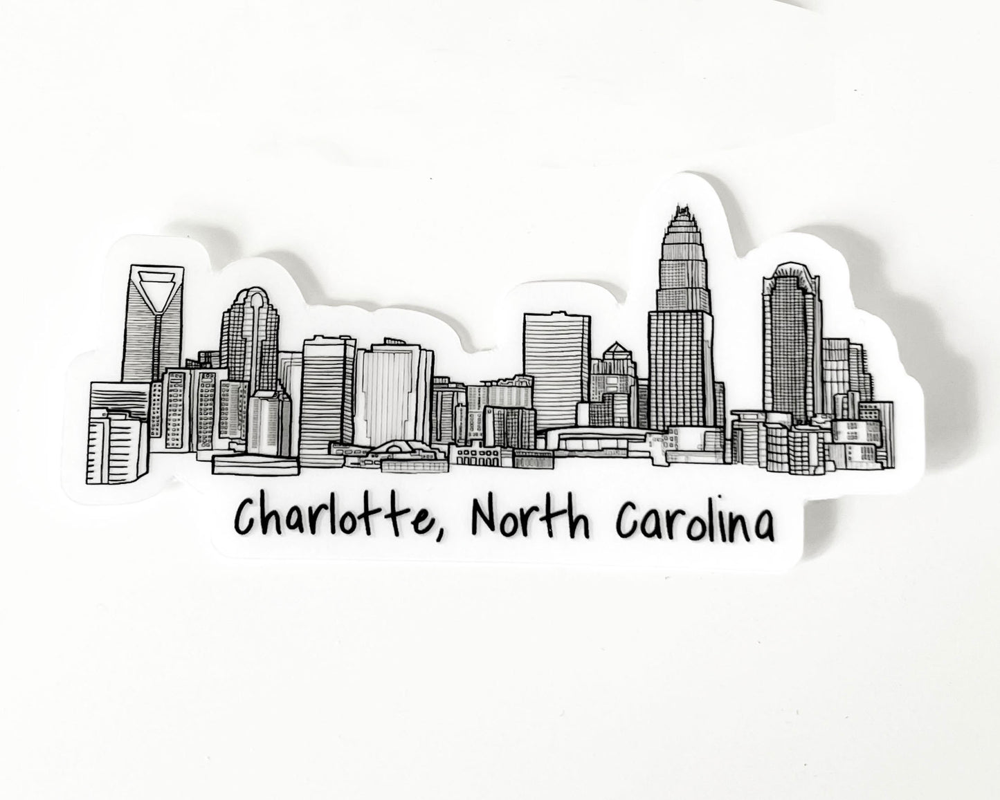 Charlotte Skyline Sticker