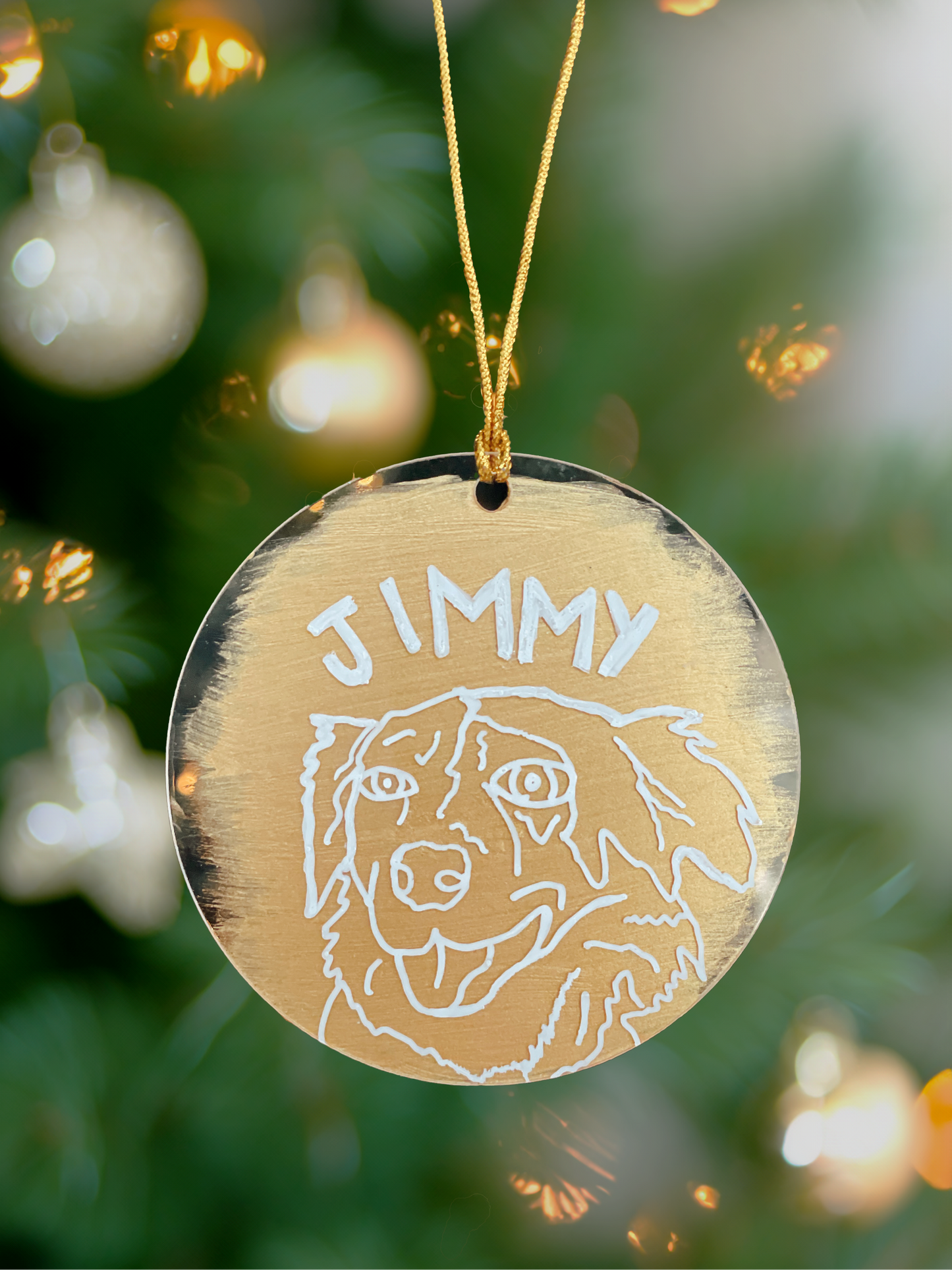 Custom Pet Portrait Ornament