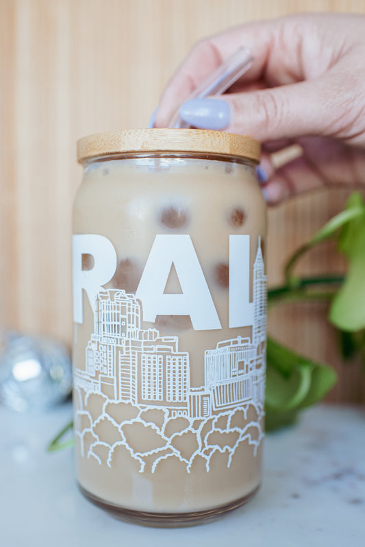 16 oz. "Raleigh Wrap" Beer Glass