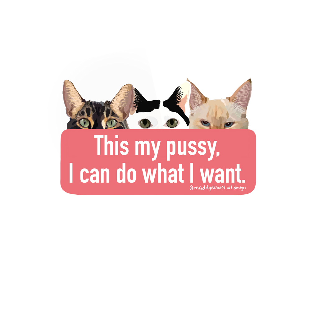 Feminist Cat Sticker