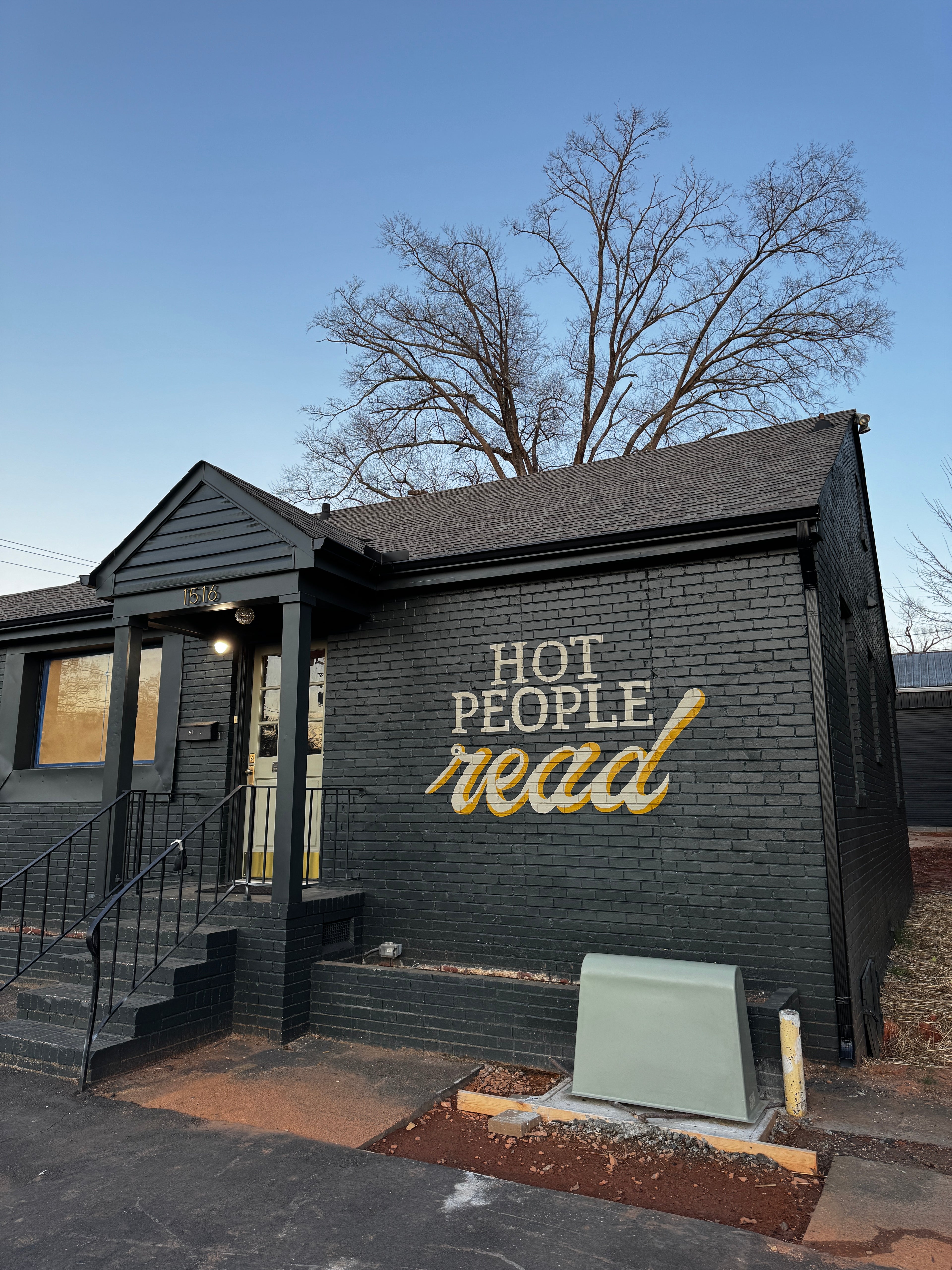 Hot People Read Book Store Mural Charlotte NC