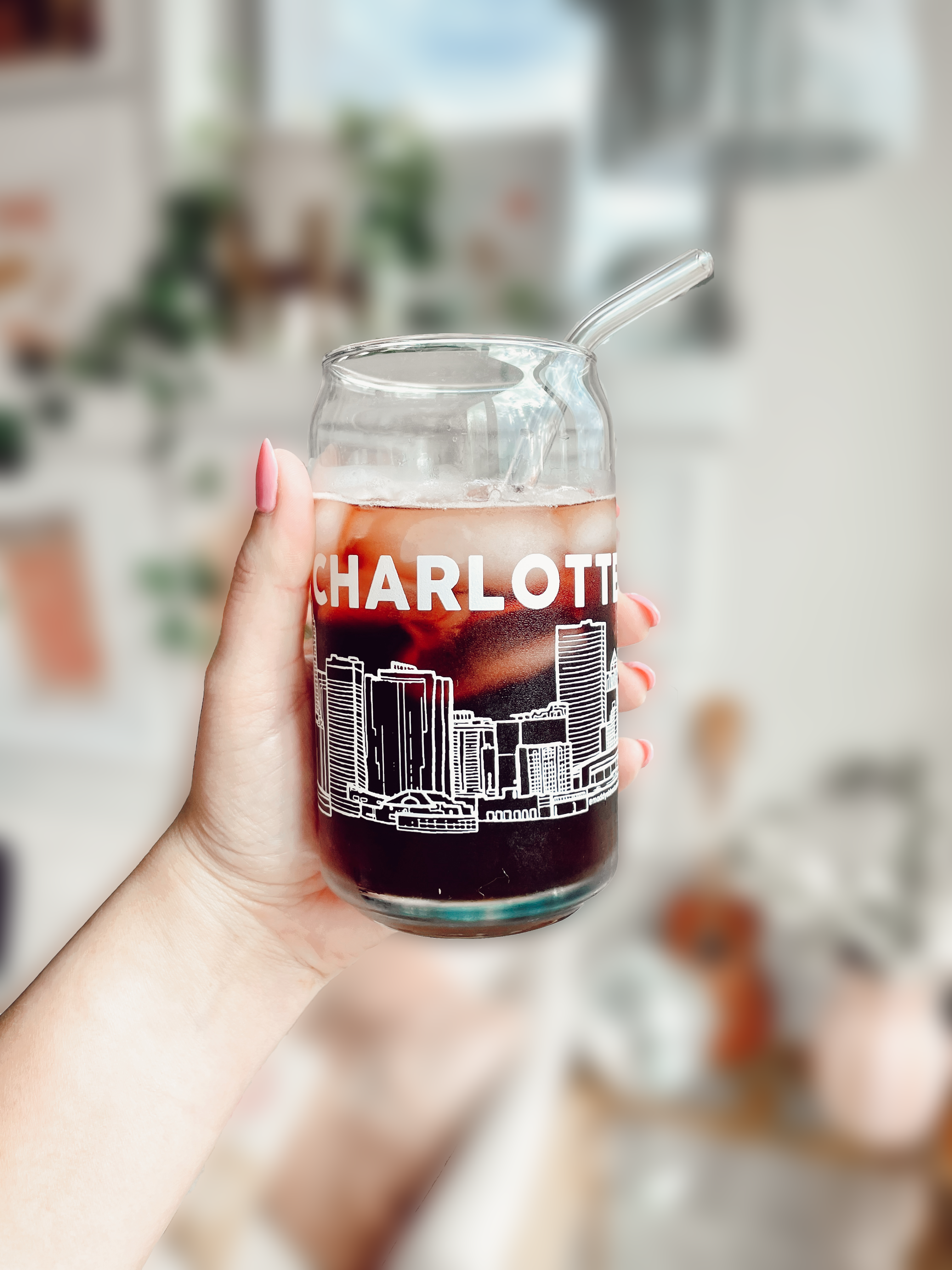 16oz. Wrap Charlotte Beer Glass Set