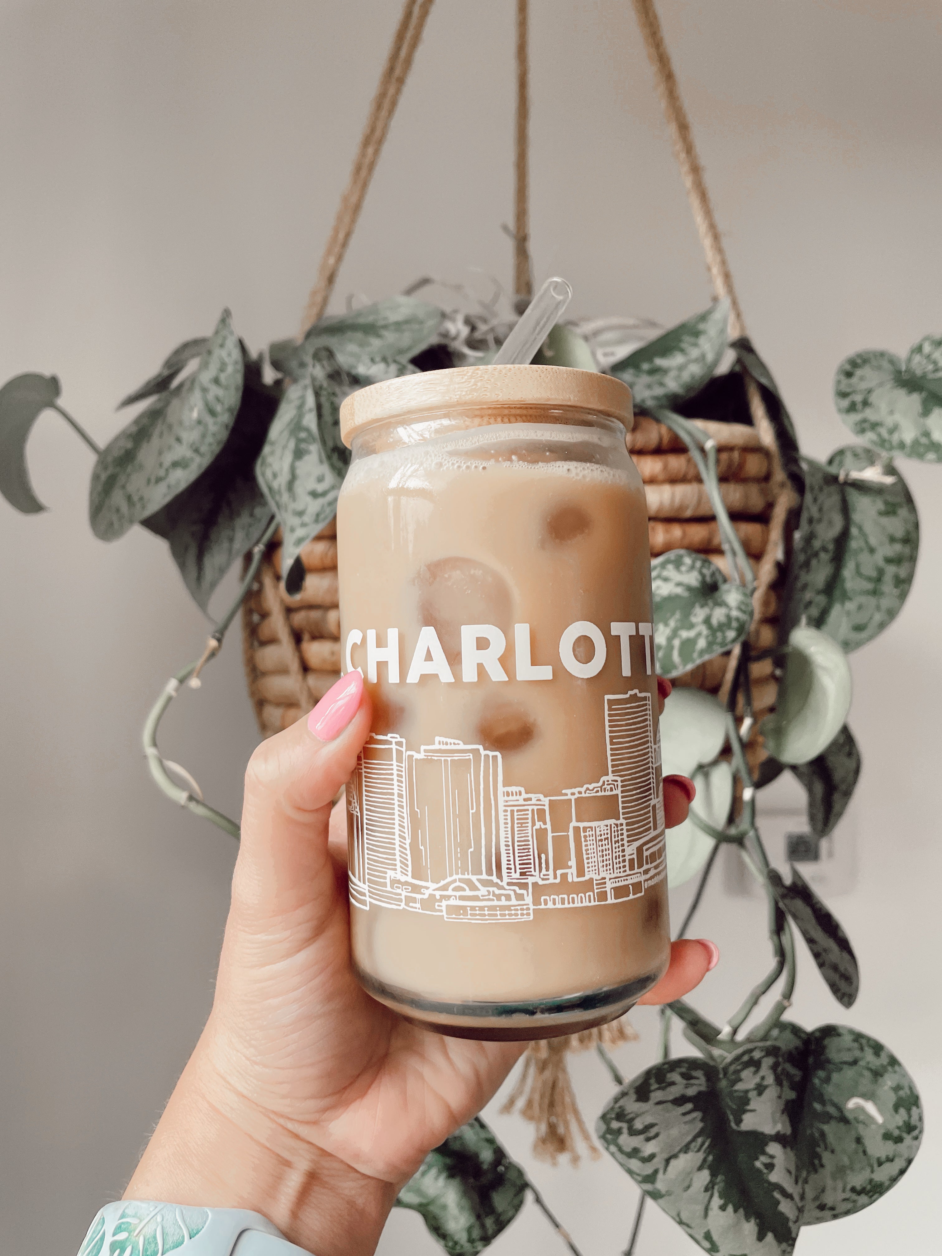 16oz. Wrap Charlotte Beer Glass Set