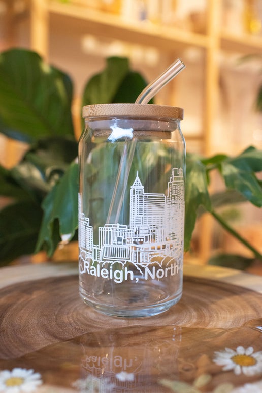 16 oz. "Raleigh Wrap" Beer Glass